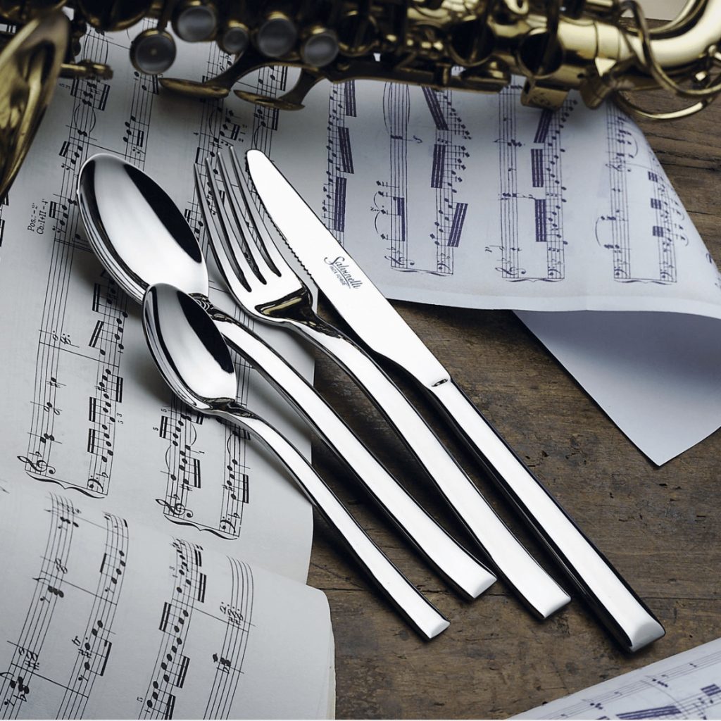 Tacâmuri Salvinelli, Model VIP, 18-10 inox, 4,0 mm